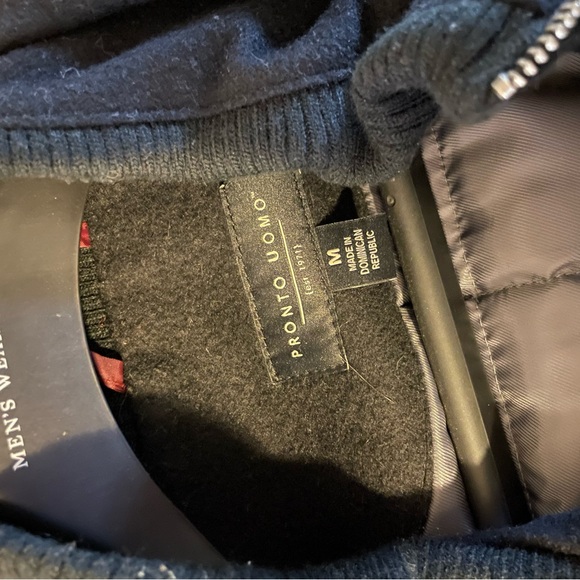 Men's Black Wool Coat - Picture 2 of 5